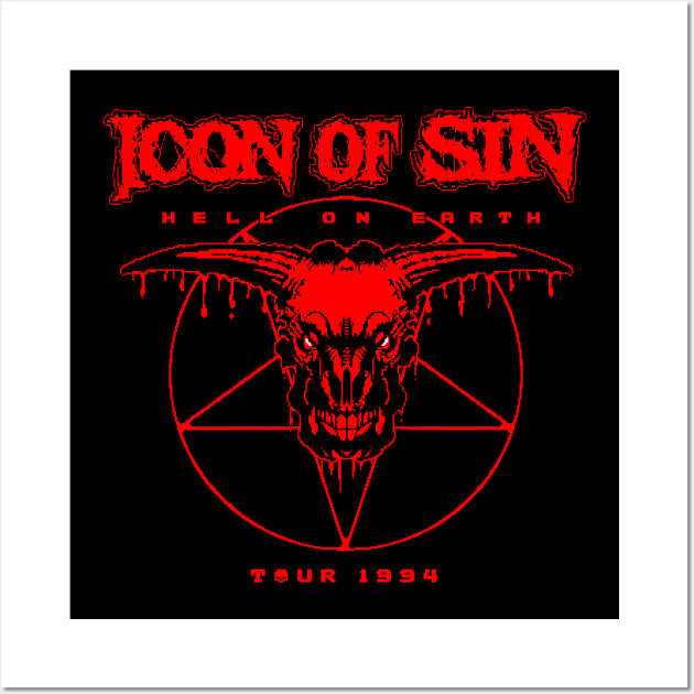 Icon of Sin - Tour 1994 Wall Art by demonigote